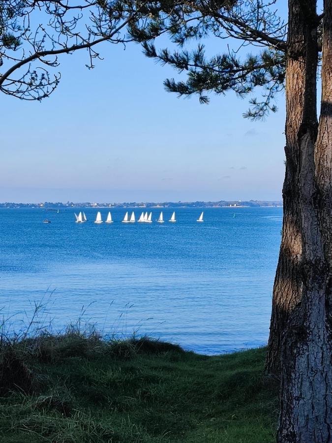 Le 3 Appartement Vue Mer Avec Jardin 100M De La Plage Et De La Thalasso Concarneau Εξωτερικό φωτογραφία